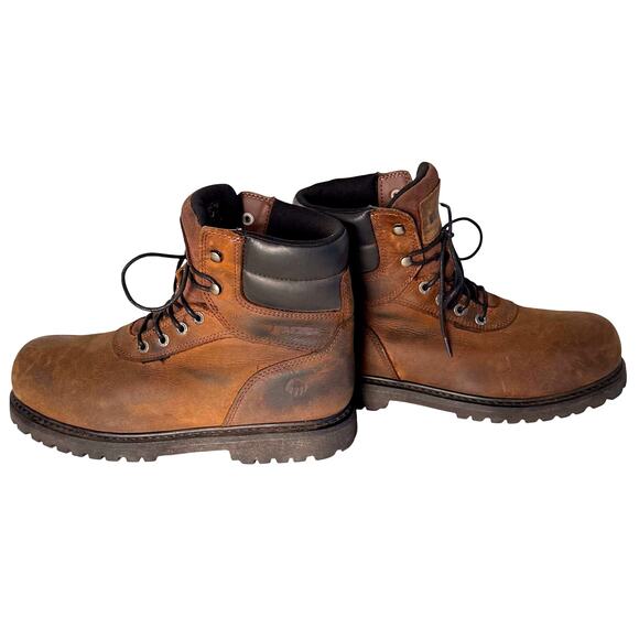 Wolverine Iron Ridge Steel Toe Work Boots Mens 11.5 Brown ASTM F2413-18 M/I/C EH - Picture 4 of 8